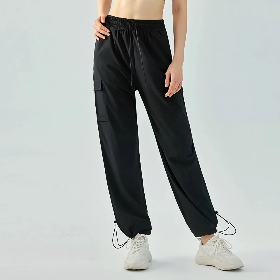 Women's Lightweight Jogger Pants - Loose Fit Sport Running Trousers S-5XL Drawstring Workout Sweatpants