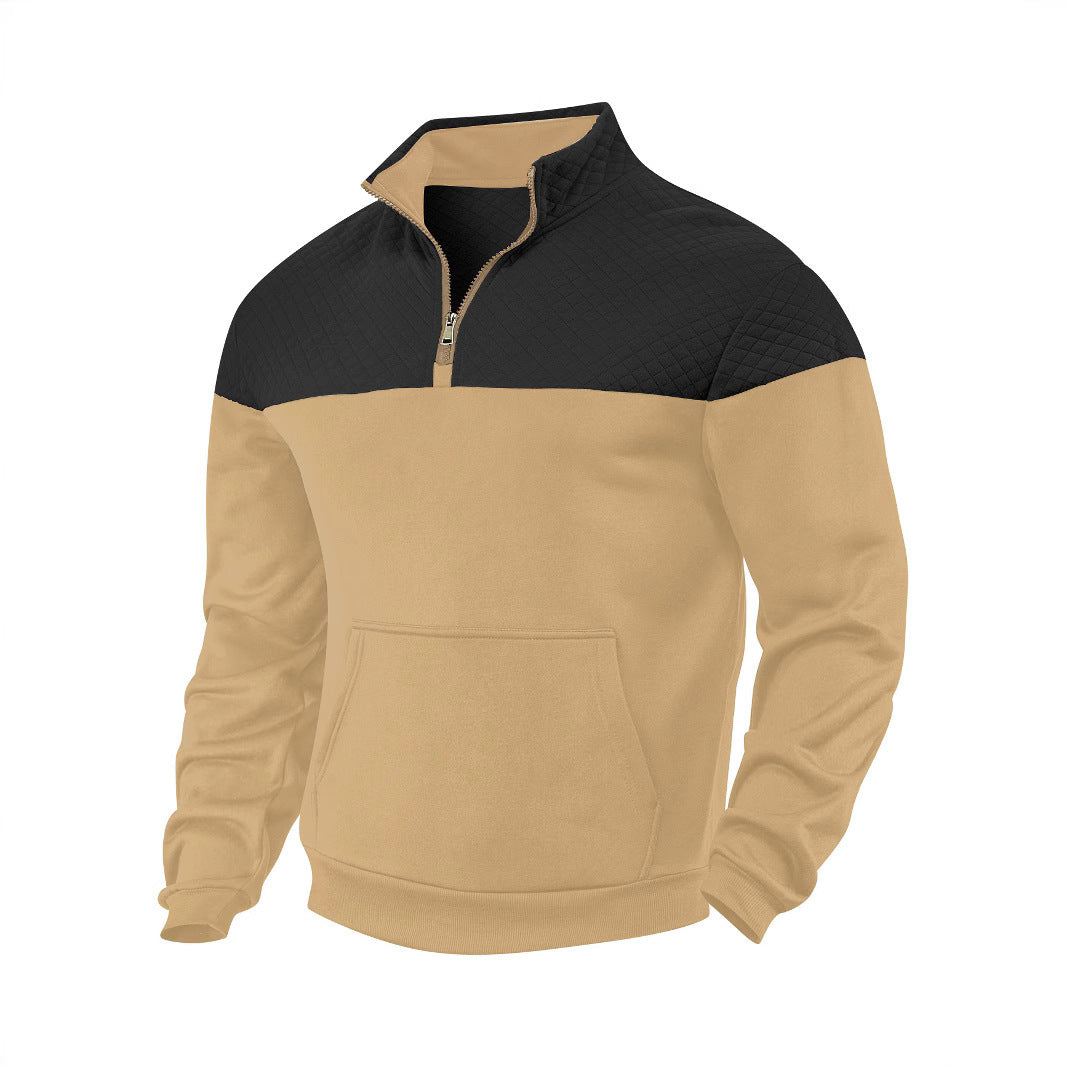 Men's Color Matching Fashion Casual Sweater