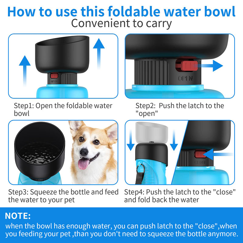 Portable Dog Water Bottle