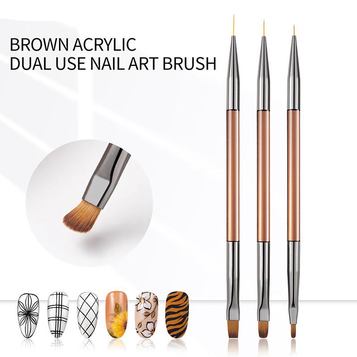 Double Head Nail Art Brush