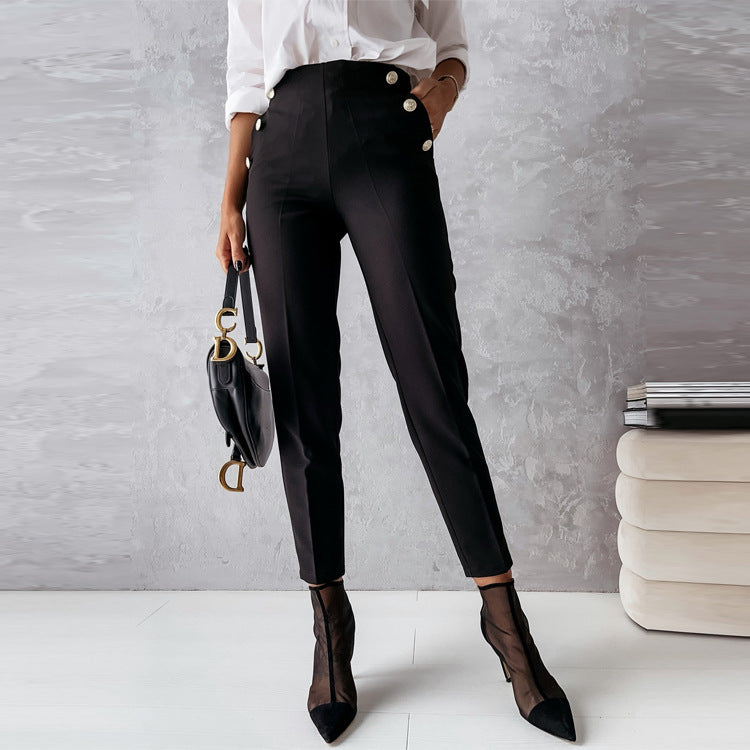 Casual Spring Clothing Suit Pants Women&