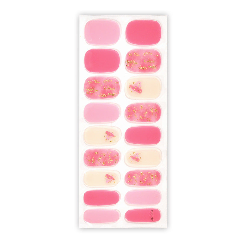 Gel Nail Stickers Bronzing 3D Nail Sticker