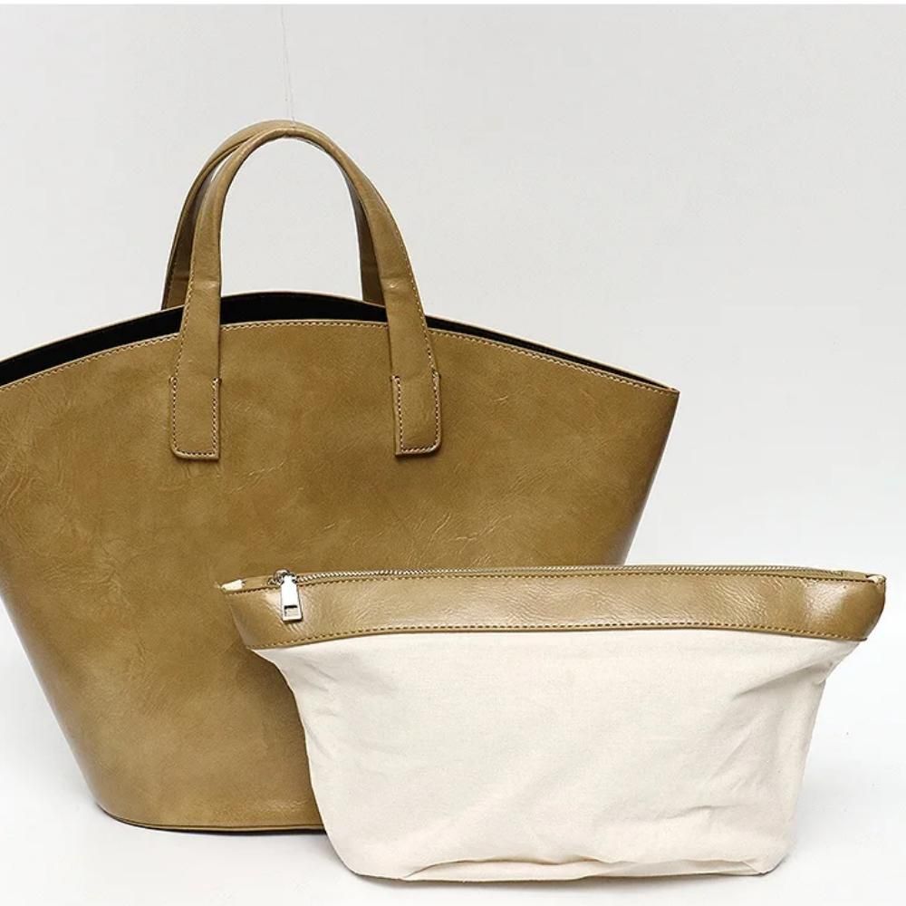 Elegant Vegan Leather Tote Bag