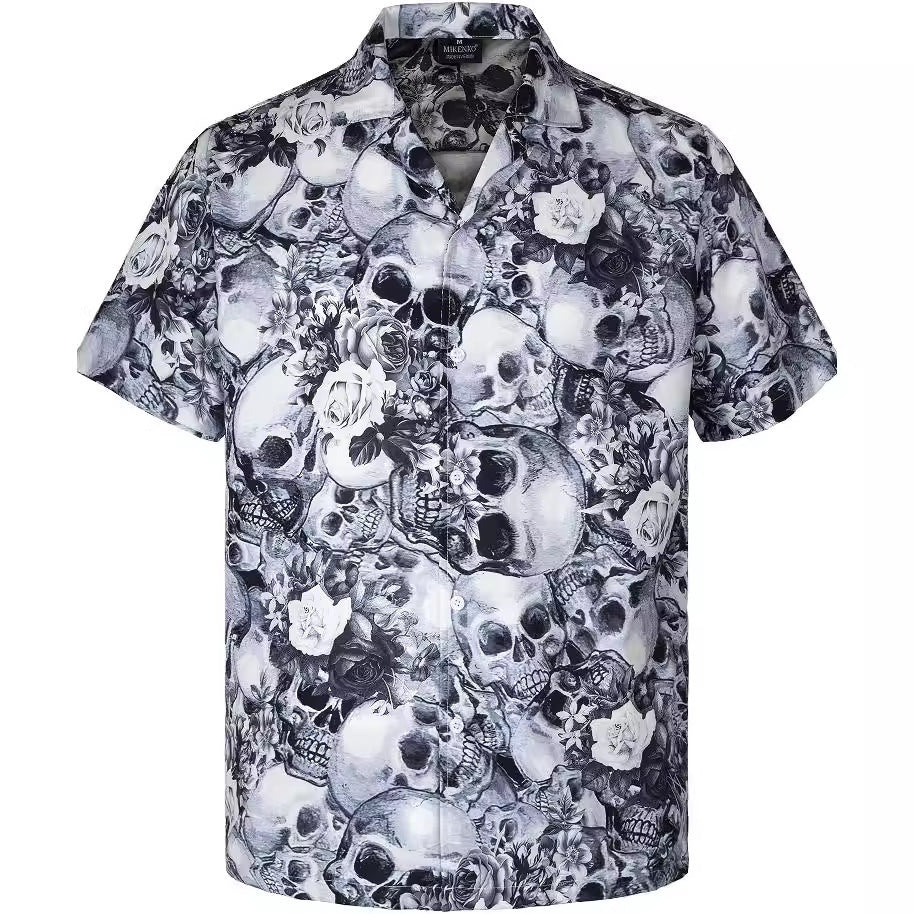 Print Short Sleeve Men's Summer 3D Hawaiian Shirt