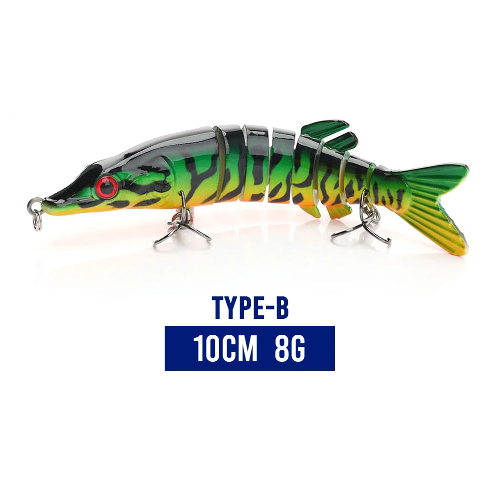 100mm Multi-Jointed Fishing Lures