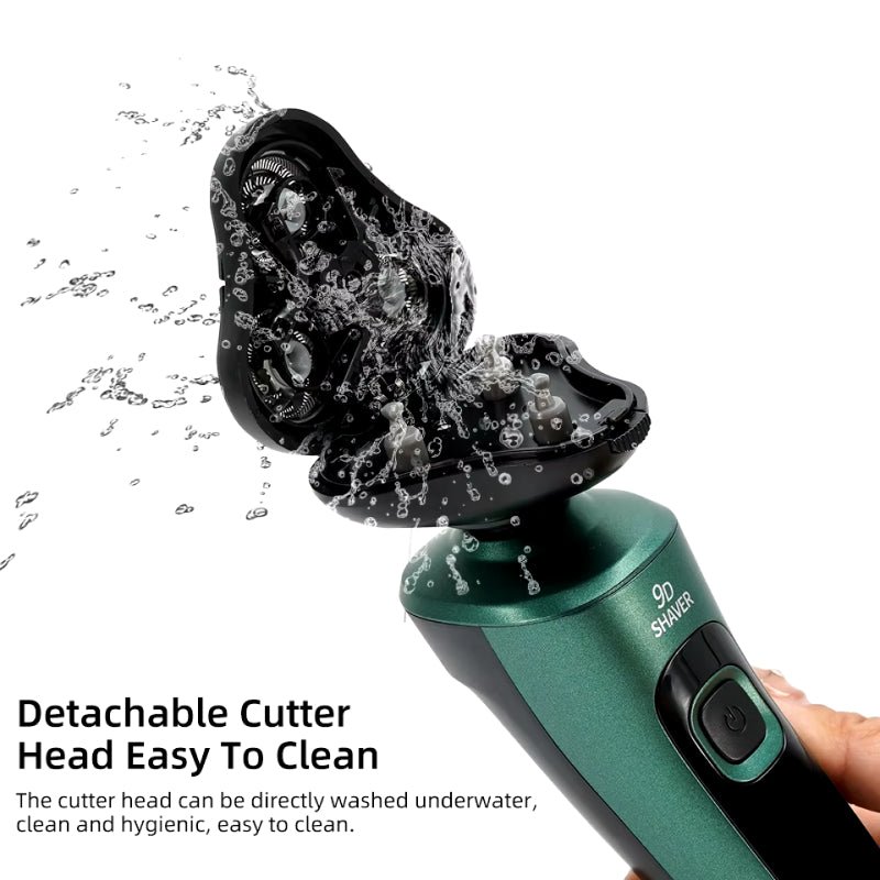 USB Rechargeable Electric Shaver with LCD Display