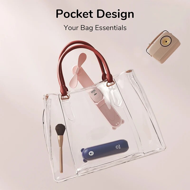 Portable Handheld Rechargeable USB Ventilador