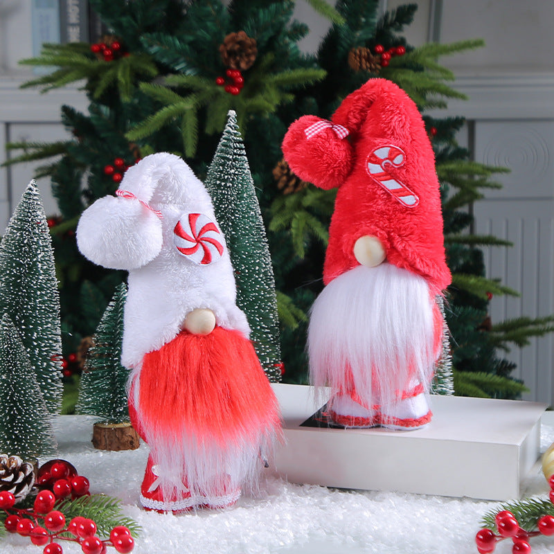 Christmas Candy Faceless Elderly Decoration Creative Doll Decorations