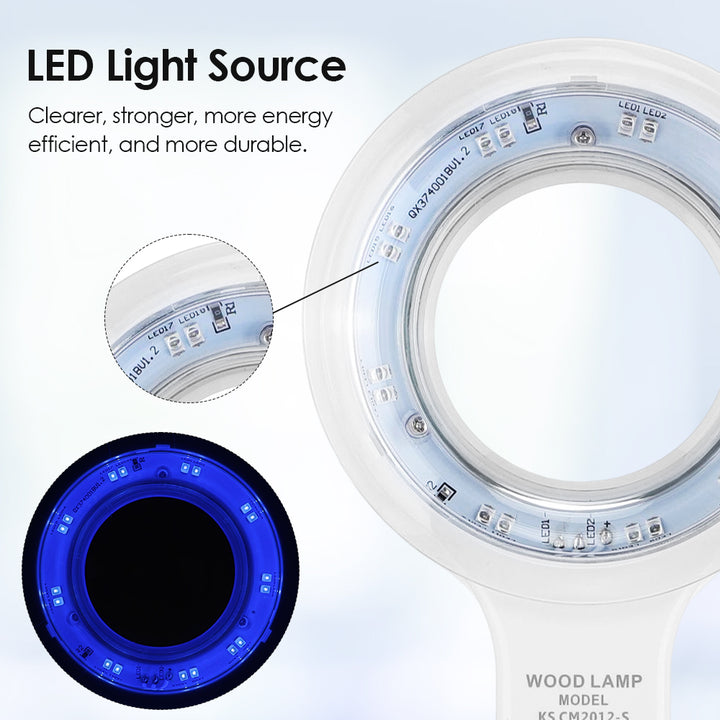 Professional Skin Analyzer with UV Filter LED Magnifying Lamp for SPA and Home Use
