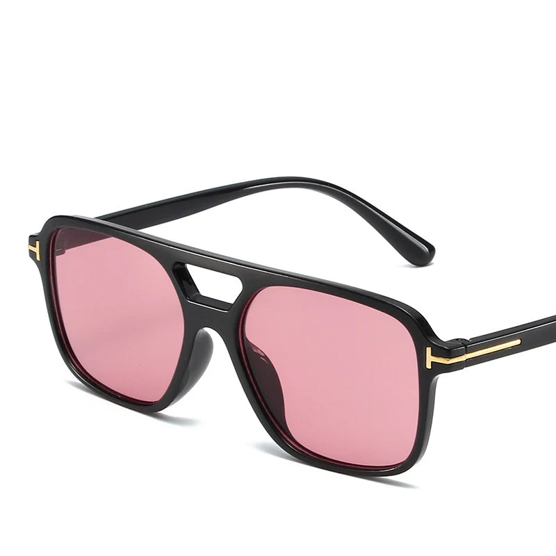 Fashion Square Rivet Sunglasses