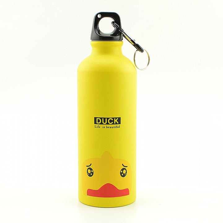 Portable 500ml Aluminum Alloy Water Bottle for Camping and Cycling