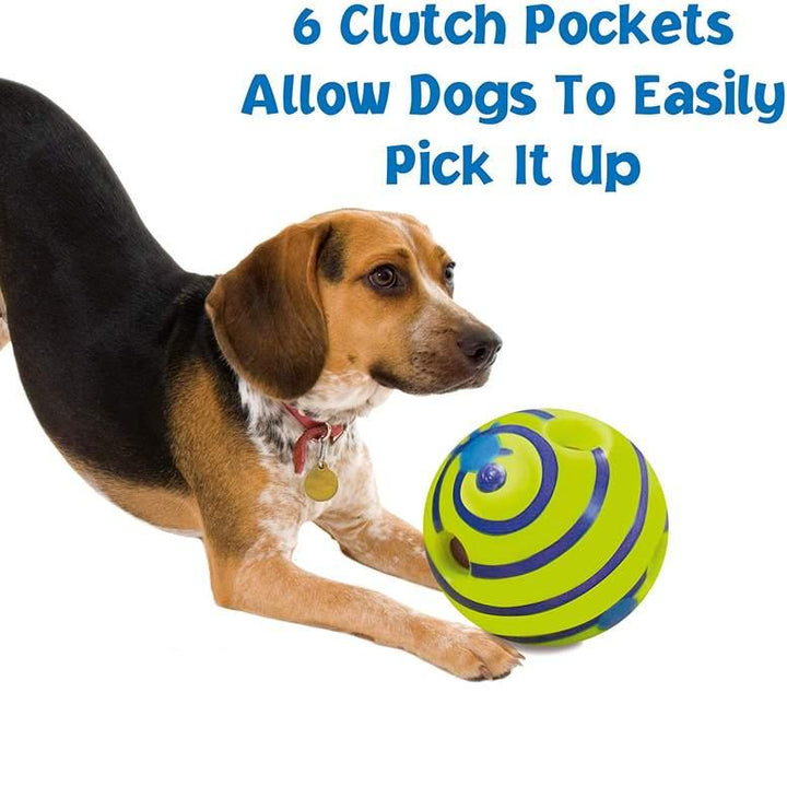 Interactive Giggle Ball Toy for Dogs - Teeth Cleaning, Bite-Resistant & Sound Making