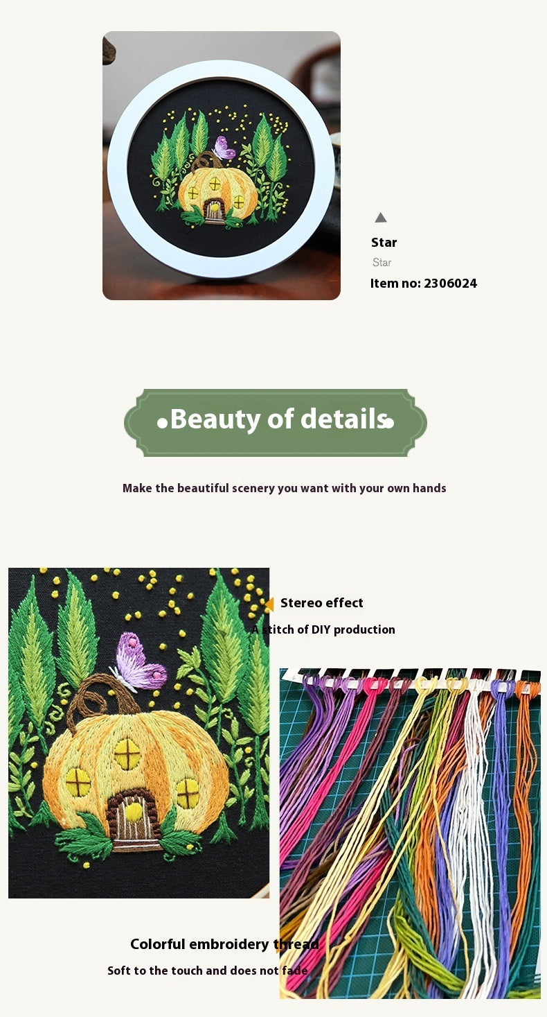 Cartoon Creative Embroidery Diy Material Package