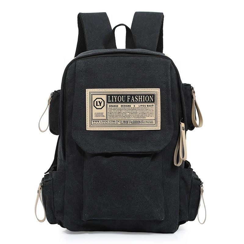 Canvas Leisure Sports Travel Backpack - Trendha