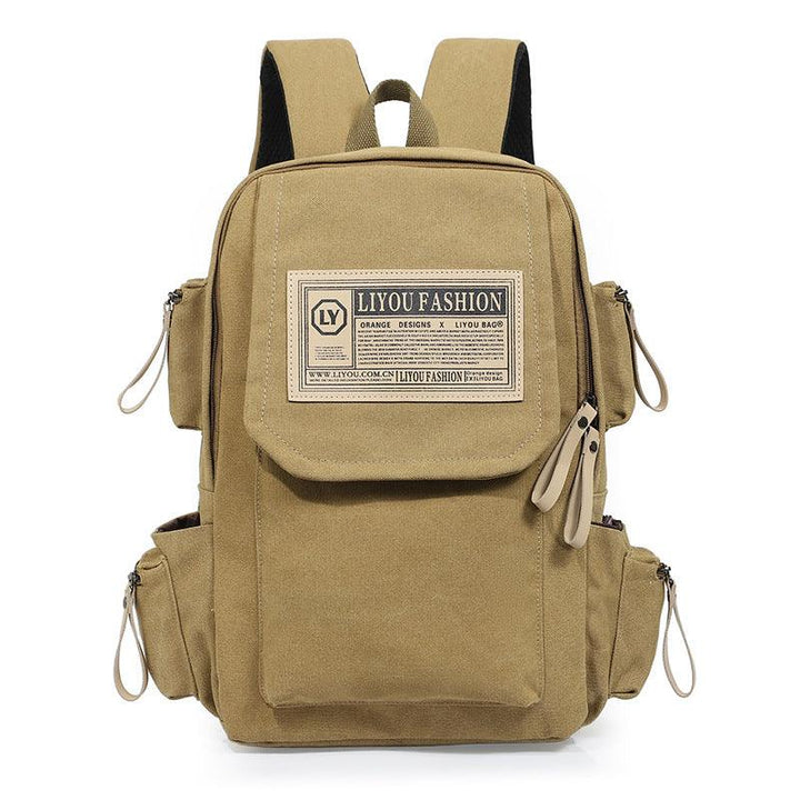 Canvas Leisure Sports Travel Backpack - Trendha