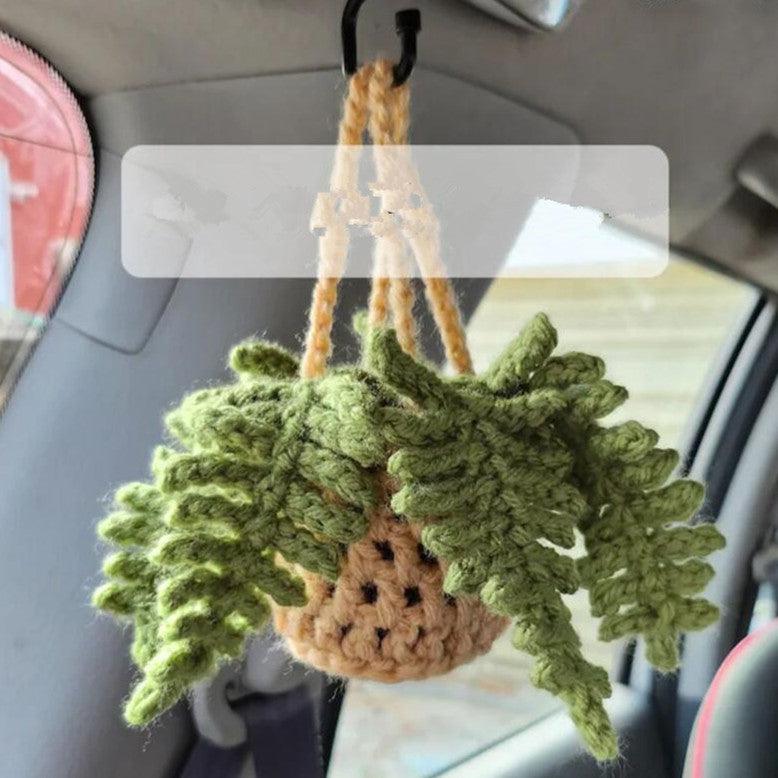 Car Plant Decoration Decoration Knitting Wool - Trendha