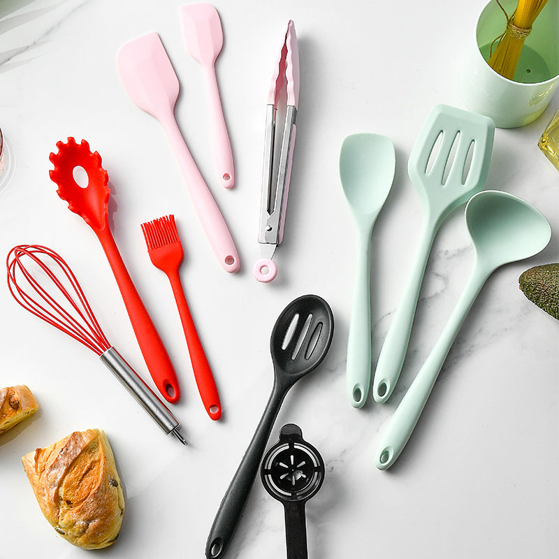 Silicone Non-Stick Kitchen Utensils Set