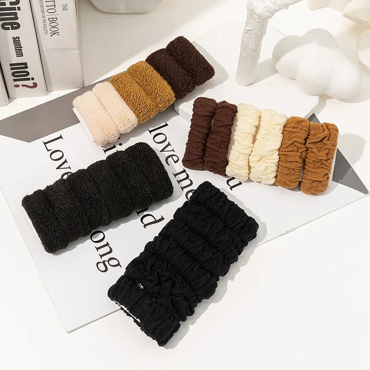 6PCS High Elastic Hair Bands – Stylish Scrunchies for Women