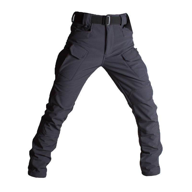 IX7 Shell Tactical Pants Men's Business Shirt Fleece Trousers