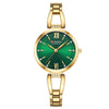 Color: Gold Strap Green Surface