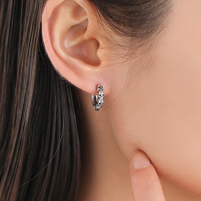 Cool Dark Department Personality Earrings Female