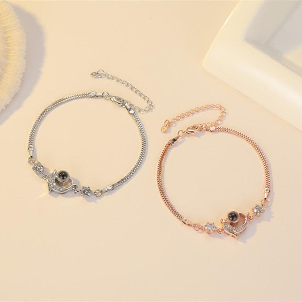 Couple Bracelets A Pair Of Vibrato Projection Valentine's Day - Trendha