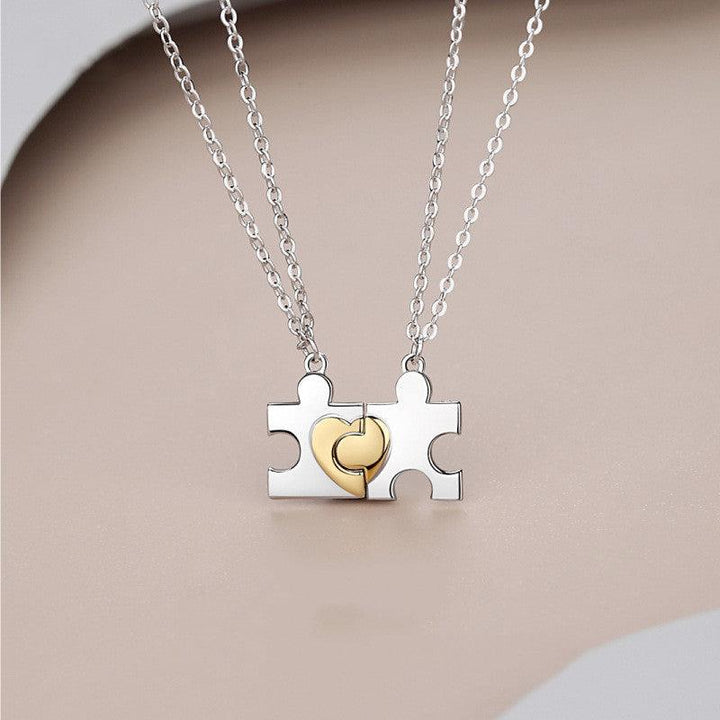 Couple Fashion Sterling Silver Necklace - Trendha