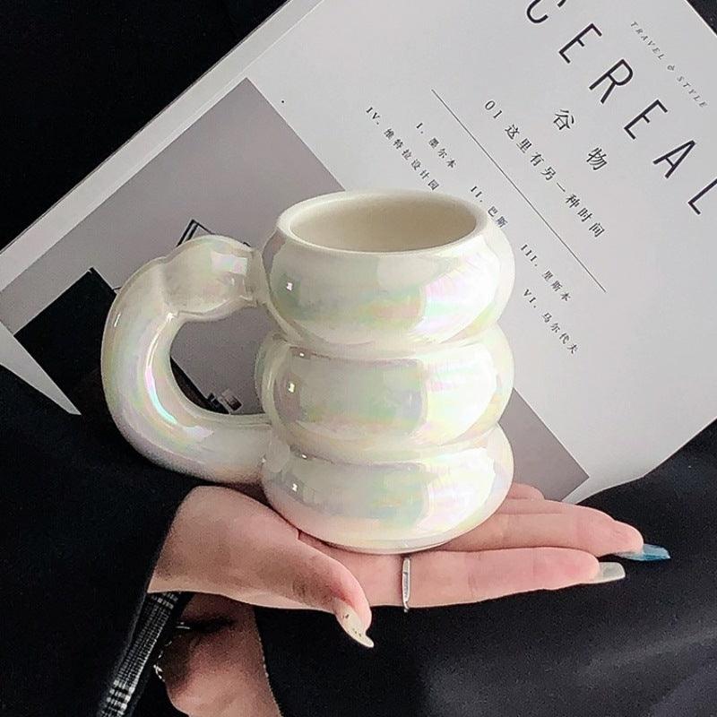 Creative High Sense Good-looking Couple Ceramic Mug - Trendha