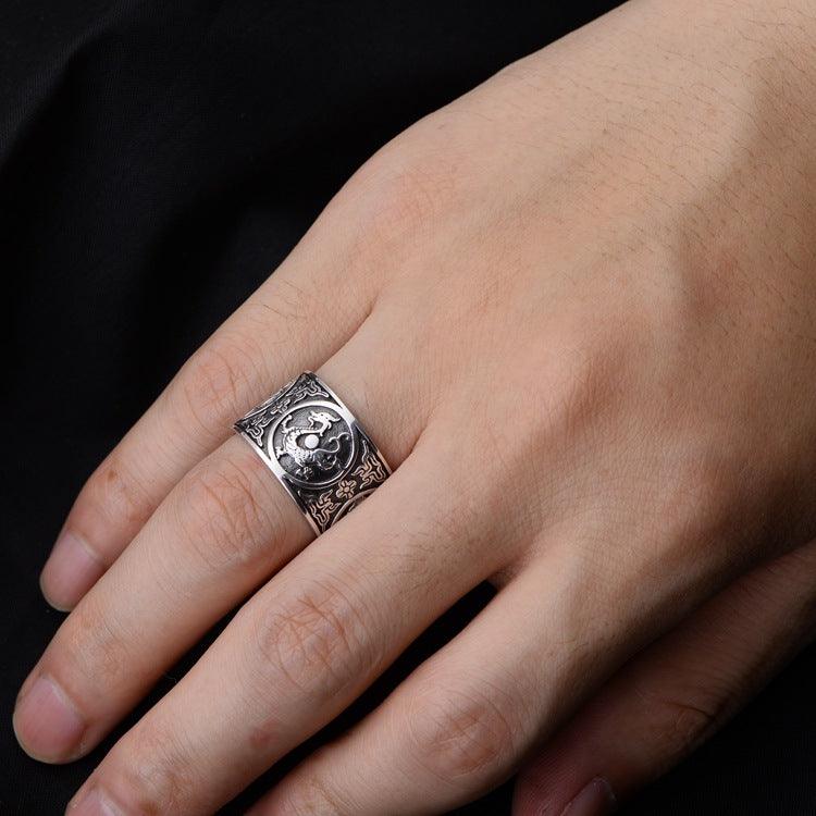 Creative Personality Wide Index Finger Ring - Trendha