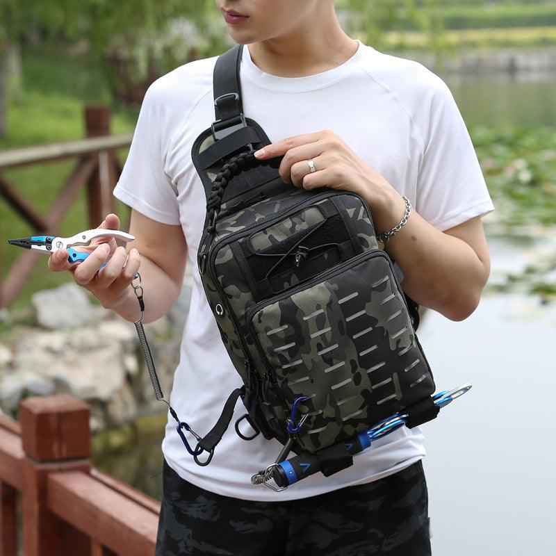 Cross-body Belt Fanny Pack Backpack Fishing Rod Bag Special Backpack Large Equipment - Trendha