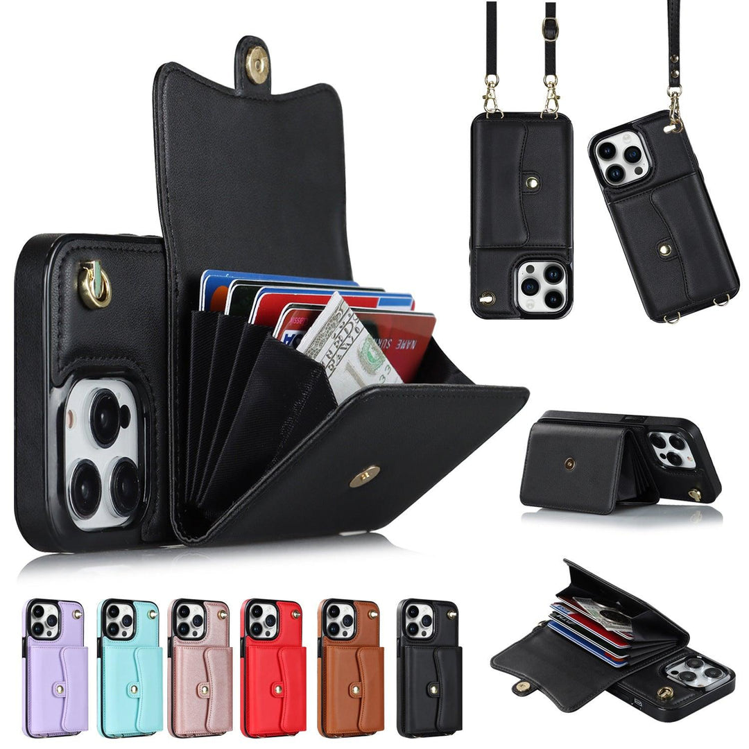 Crossbody Card Holder Phone Case Multi-function Card Holder - Trendha
