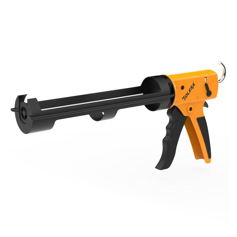 Non-Drip Caulking Gun with 12:1 Thrust Ratio