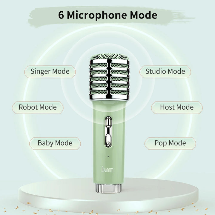 Portable Bluetooth Karaoke Speaker with Powerful Sound and Voice Change Mode