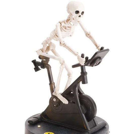 Funny Animatronic Skeleton Skeleton Cycling Ornament Decoration