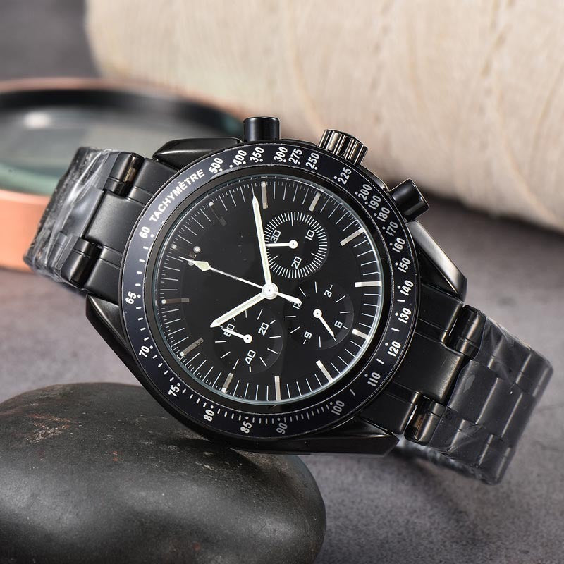 High Quality Steel Belt Quartz Timing European Men&