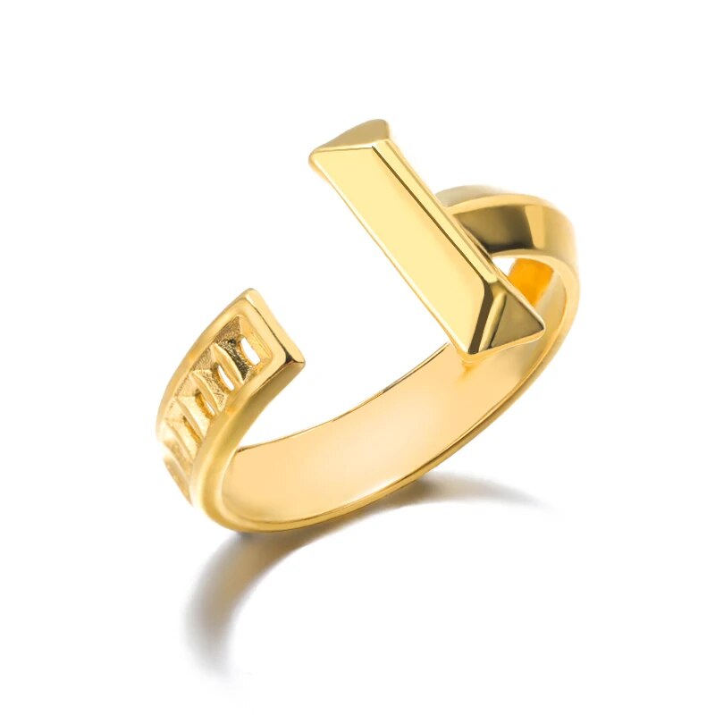 Chic Stainless Steel Minimalist Rings for Women