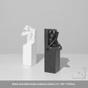 Color: Black And White Body Sculpture