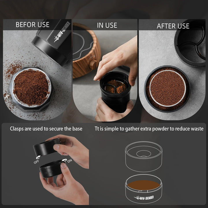 Adjustable Height Moka Pot Coffee Leveler - Perfect Home Barista Tool