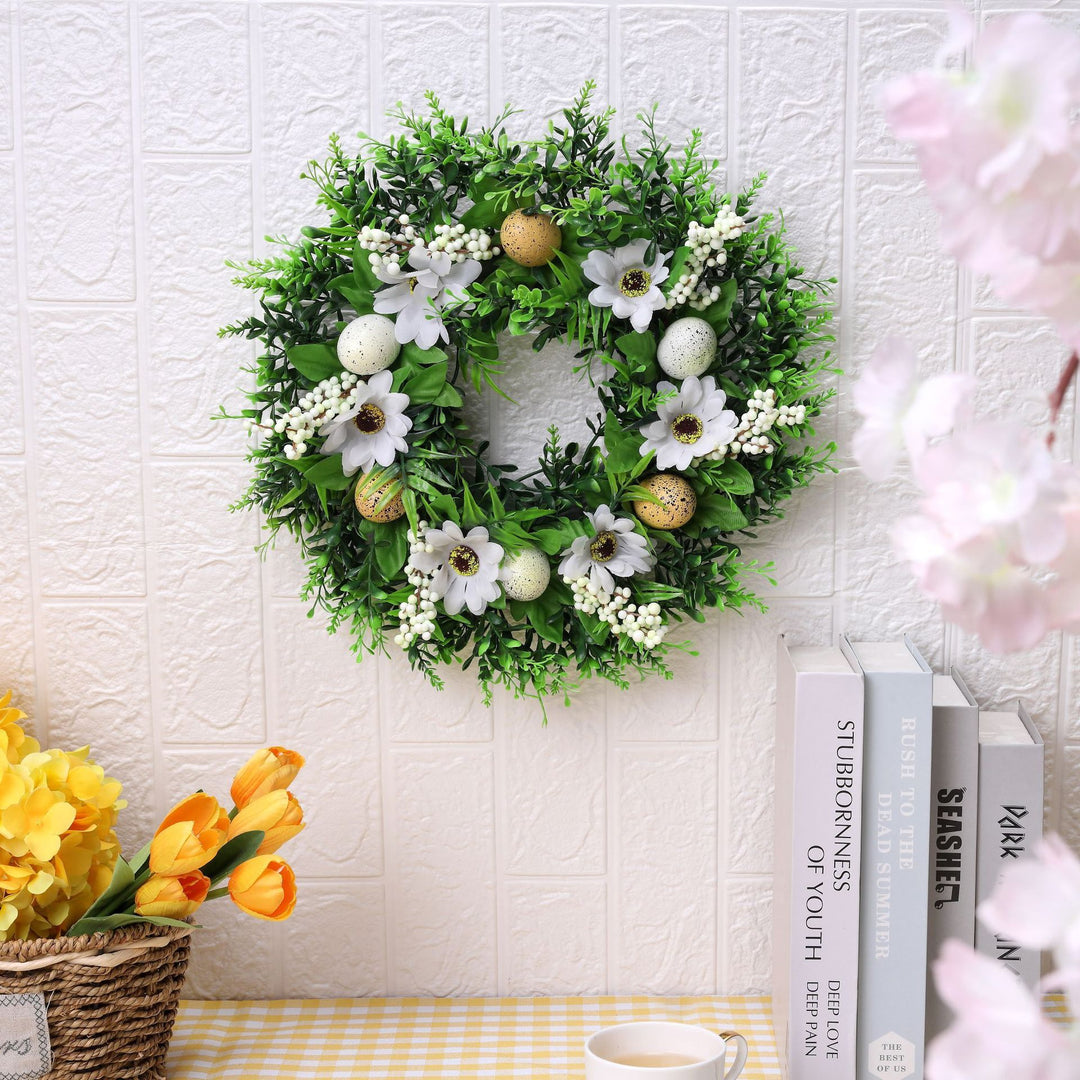 Easter Garland Door Hanging Rattan Egg Rabbit