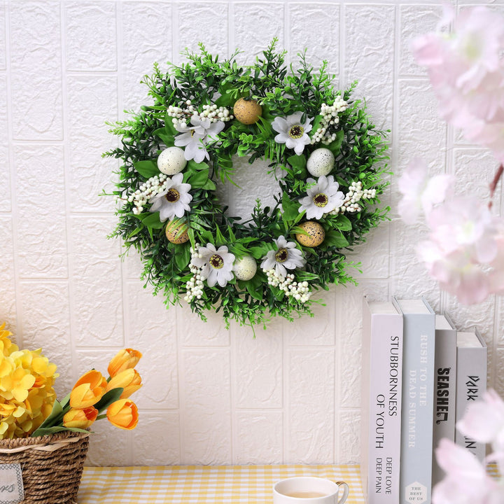 Easter Garland Door Hanging Rattan Egg Rabbit