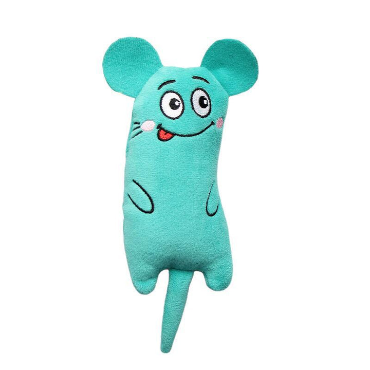 Interactive Catnip Chewing Mouse Toy