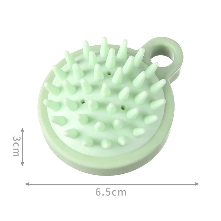 Silicone Scalp Massaging Shampoo Brush