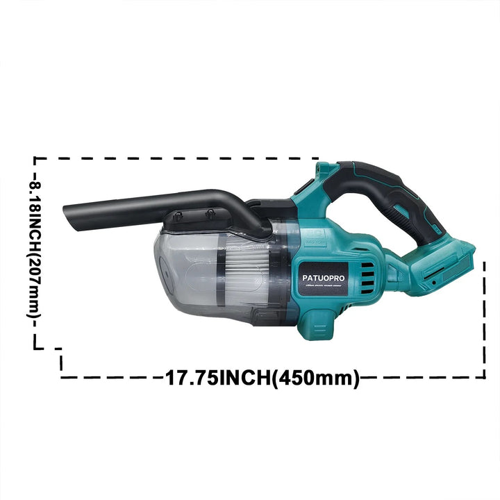 18V Cordless Handheld Vacuum Cleaner - Multi-function Dust Collection Power Tool