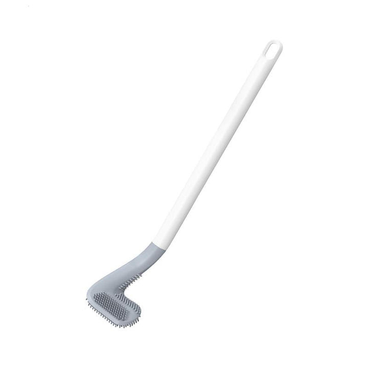 Non-Slip Bendable Long Handle Silicone Toilet Brush