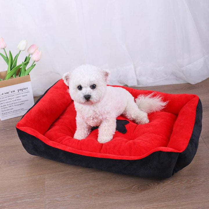 Cozy Plush Dog Bed