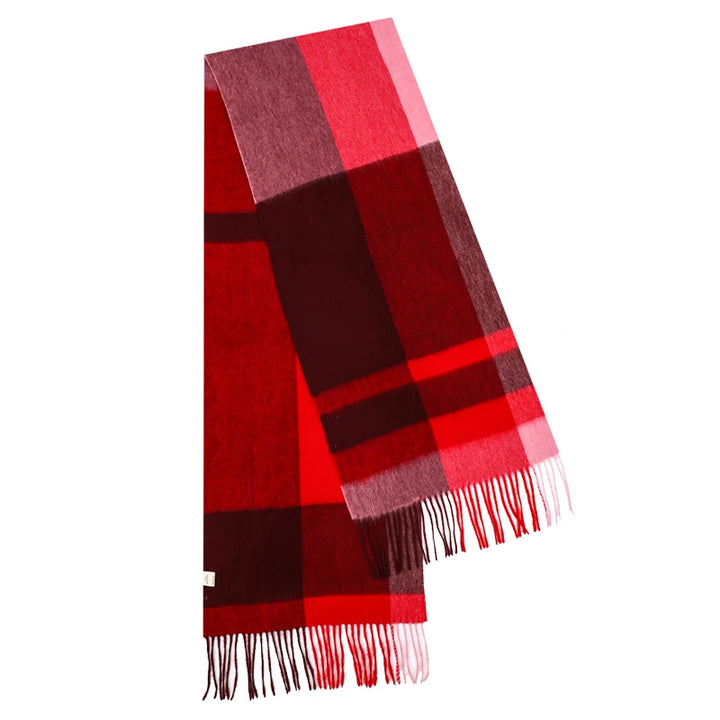 Classic Plaid Cashmere Scarf - Unisex Muffler