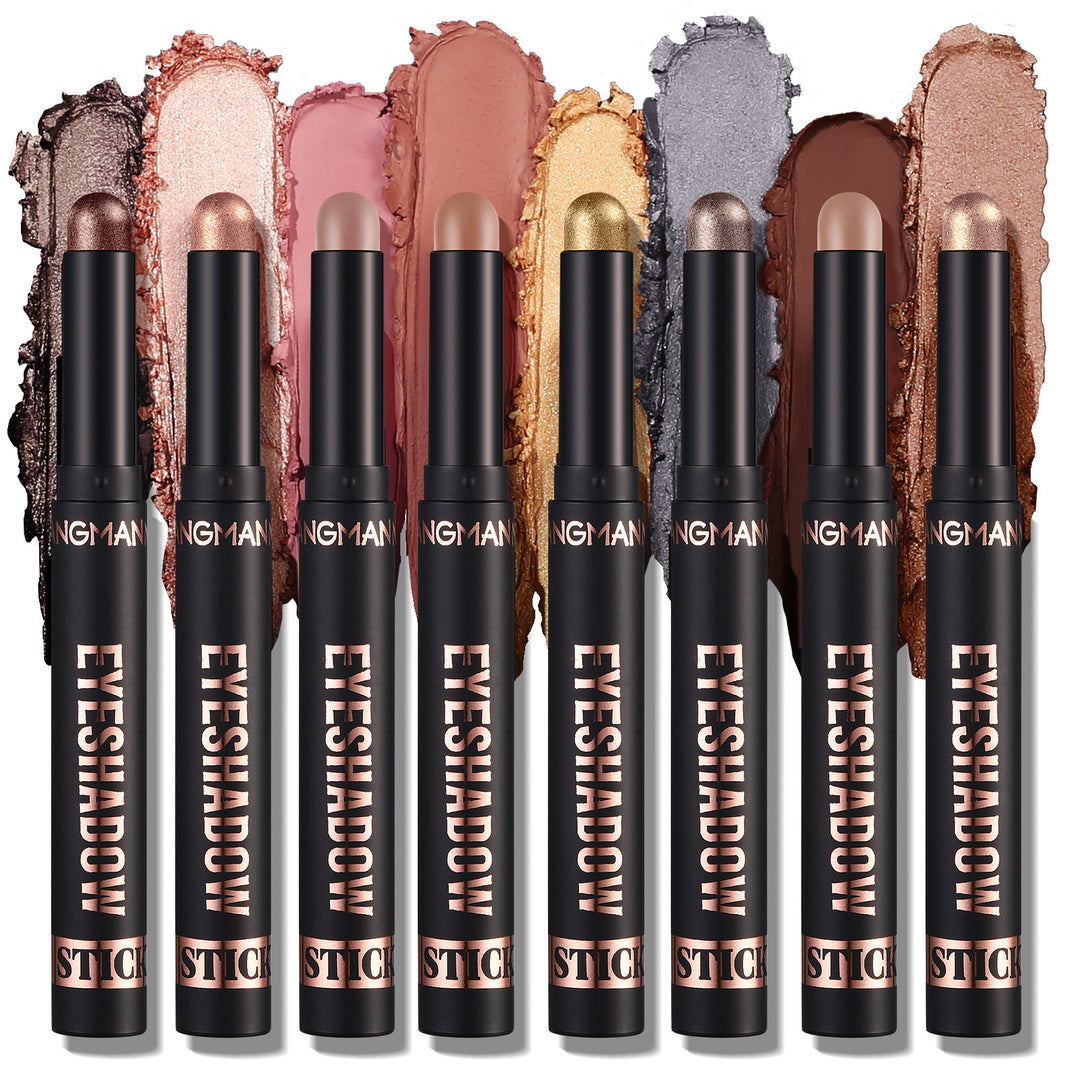 New Product Eye Shadow Stick Combo 8 Color Rendering Not Easy To Smudge