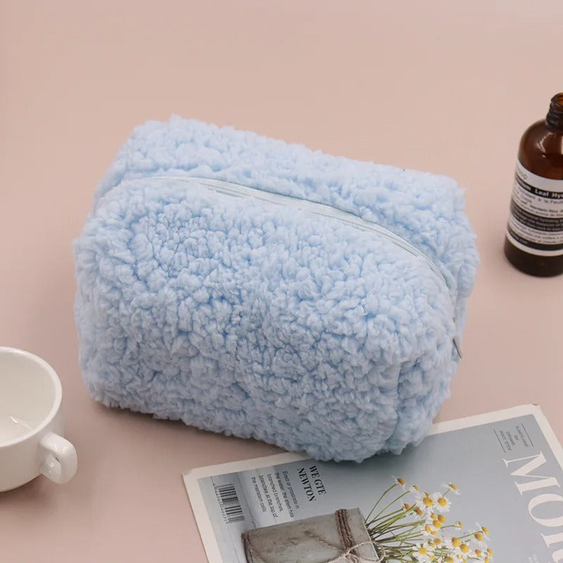 Plush Multi-Use Cosmetic Bag