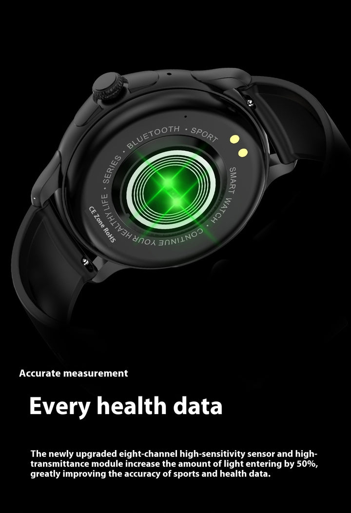 Smart Call Bluetooth Hk49 Sleep Heart Rate Blood Glucose Monitoring Waterproof Sports Watch