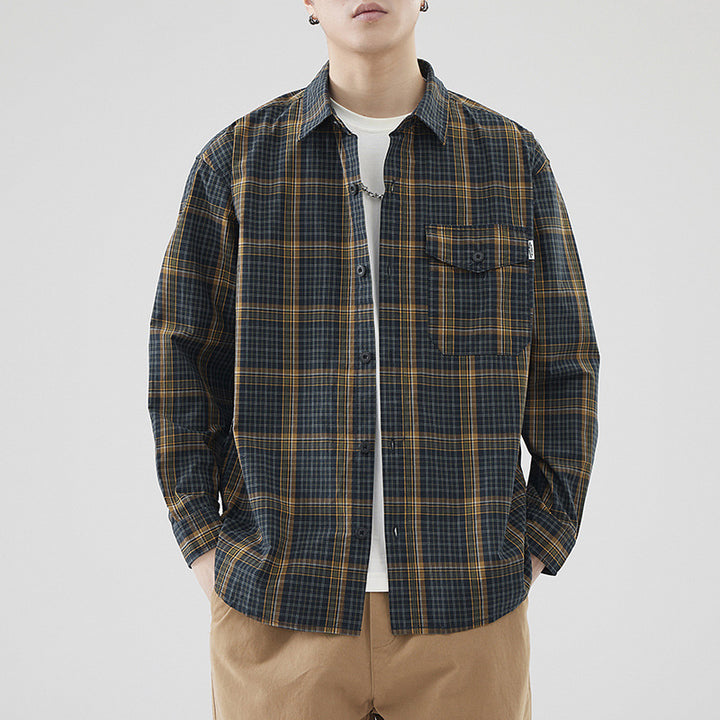 Fashion Personality Men's Loose Shirt Coat